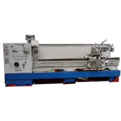 China Conventional lathe heavy duty CA6266C C6266C manual lathe machine repair shops space bed lathe for sale