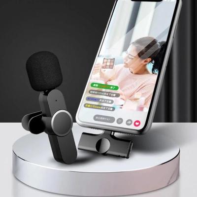 China Headset microphone microphone factory wholesales newly designed wireless microphone for iphone 11 portable 12 podcast with radio for sale