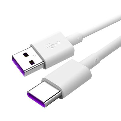 China Type C Cable 5A Boost Fast Charger USB Charging Type C Mobile Phone USB Cable For Huawei P40 for sale