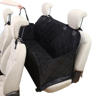 China Best Stocked Selling Waterproof Dog Car Seat Protector Pet Back Seat Protector Dog Car Seat Cover With Pockets for sale