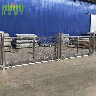 China Fence Mesh Hot Sale Chain Link Fence Stainless Steel Silding Base Track Design for sale