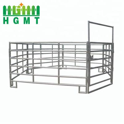 China Easily Assembled Cheap Q235 Hot Dip Galvanized Steel Metal Iron Farm Horse Fence for sale