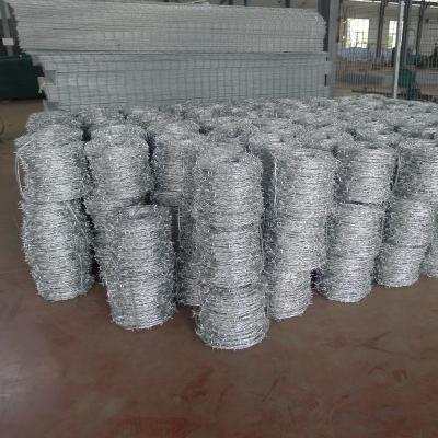 China Cheap price of iron wire per meter or per roll galvanized barbed wire for sale for sale