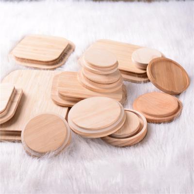 China Best Quality USA Coffee Lid Wholesale Wood Cup Lid Bamboo Lid Manufacturer for sale