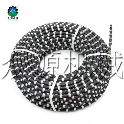 China Hard Granite 11.5mm Diamond Wire Saw Cut Rope For Cutting for sale