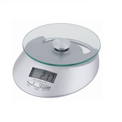 China Weight Measuring Multifunctional Fashion Design Large Bowl Food Kitchen LCD Display Show Digital Kitchen Scale for sale