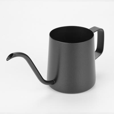 China Durable Ear Kettle Long Ear Stainless Steel Coffee Maker PotThin Mouth Hanging Pot Hand Making Coffee Pot for sale