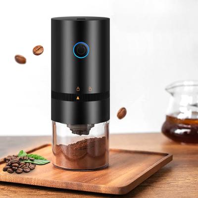 China Amazon Amazon USB Rechargeable Burr Coffee Bean Grinder Automatic Hot Selling Portable Electric Coffee Grinder for sale