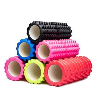 China 33CM Home Exercise Foam Roller Leg Muscle Relaxation Yoga Column Fitness Pilates Accessories Massage Fascia Stick for sale