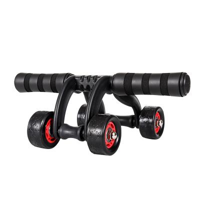 China 2021 Multi-Function Upgraded Automatic Four-Wheel Silent Fitness Equipment Exercise Bounce Abdominal Wheel for sale