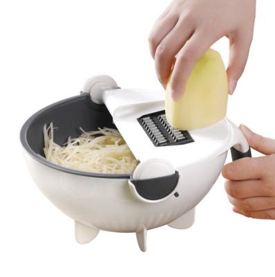 China Stocked 9 in 1 Cheap Kitchen Vegetable Chopper Slicer Food Chopper Fruit Vegetable Cutter For Onion Potato Salad Carrot Veggie Fruit for sale