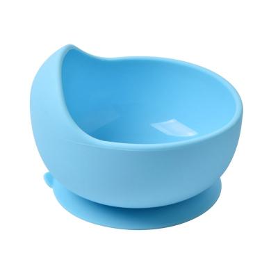 China High Quality BPA Free Silicone Bowl with Suction Bottom Toddler Baby Feeding Bowl Food Grade Silicone Suction Bowl for sale