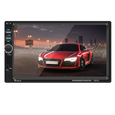 China Factory wholesale Automotive FM BT car navigation MP5 GPS player support multi-function rear view camera for 7021G for sale