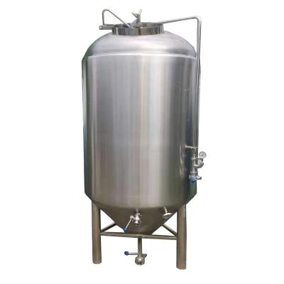 China Beer Wine Brewing European Style Beer Fermentation Tank With Cooling Jacket Stainless Steel Fermenter for sale