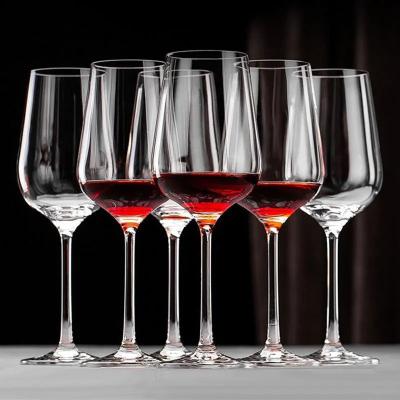 China Wholesale Crystal Goblet Red Wine Glass Goblet For Home&Bar Use Bordeaux Goblet Red Wine Crystal Glasses For Party for sale