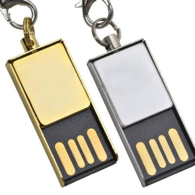 China ABS Company Free Gift Laser Engraved Mini USB Sticks Customized Logo Metal 4GB 8GB for sale