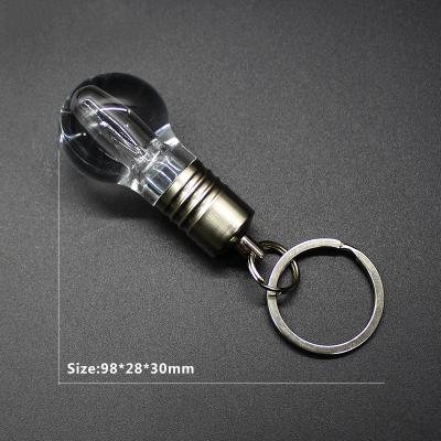 China 2021 Hot Selling Acrylic Light Bulb USB Stick Gift 256gb 128gb 512gb USB Flash Drive With Keychain USB Flash Drive for sale