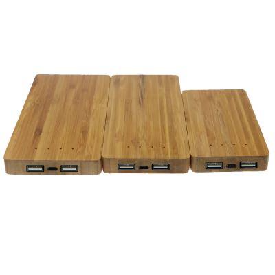 China Hot Selling Pure Portable Power Bank 5000mah 8000MAH 10000mah Wooden Hand Power Fast Charging Support for sale