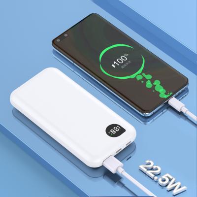 China FCC RoHS Palladium 10000mAh Qi Fast Fast Charging Wireless Power Bank 10000 mah 20W 22.5W Support CE Factory Quick Charge for sale