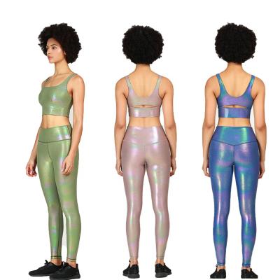 China Women's Tracksuits Seamless Anti-Pilling Gaiters Women Workout Clothing Set Women Seamless Gaiters 2 Piece Set for sale