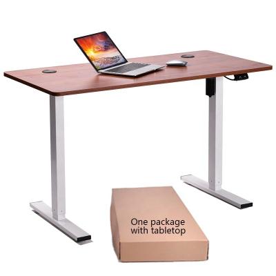 China (Height)Adjustable Table Top Included Latest Version Stand Up Height Adjustable Computer Desk Sit Stand Desk Computer Motorized Adjustable Table for sale