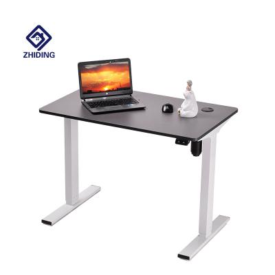 China (Height) Zhiding Adjustable Automated Small Height Ideal Standing Sit Stand Up Desk Motorized Adjustable Desktop 100cm to 120cm for sale