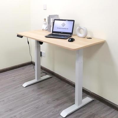 China Wooden Lifting Height Sit And Stand Computer Desk Adjustable (Height) Executive Desk Adjustable Smart Modern Table for sale