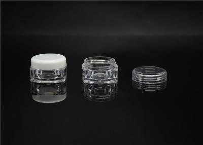 China 5g Customized Empty Plastic Cream Jars Eye Shadow Jar For Sampling for sale