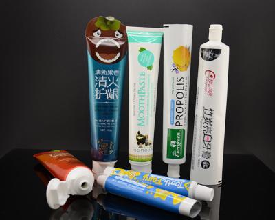 China Aluminum Toothpaste Tube Plastic Cosmetic Tubes Laminated Pacakging for sale