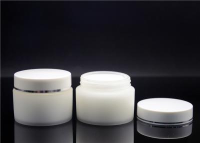 China Face Cream Plastic Cosmetic Jar Plastic Cream Jars 50ml Double Wall PP Beauty Packaging for sale