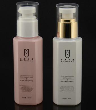 China Customized Empty Cosmetic Bottles With Sprayer For Skin Care Cream , Free Sample for sale