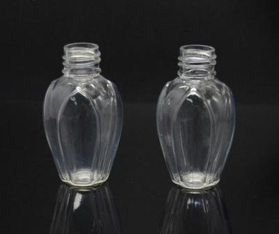 China Transparent Small Empty Cosmetic Bottles 45ml , Empty Makeup Containers Unique Shape for sale