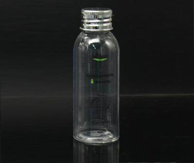 China 80ML Plastic Cosmetic Bottles , Empty Airless Cosmetic Bottles With Aluminium Cap for sale