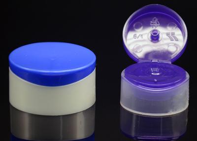 China Custom PP lotion bottle cap flip Cosmetic Bottle Caps with Double Color for sale