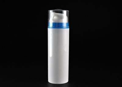 China White cream Airless Cosmetic Bottles / lotion pump bottles 30ml 75ml for sale