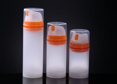 China Customized 100ml colorful plastic PP cream airless pump bottle for skin care for sale