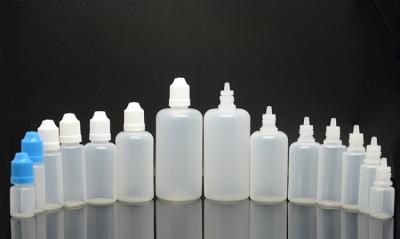 China Custom 50ml 100ml clear PE Plastic e liquid bottle with logo printing for sale