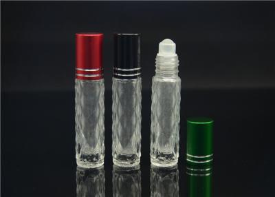 China 10ml Small Cosmetic Containers Glass Roll On Bottles for deodorant / perfume for sale