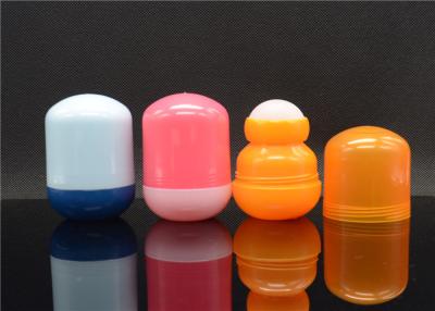 China Ball shaped plastic roll on bottles roll on deodorant containers Height 82mm for sale