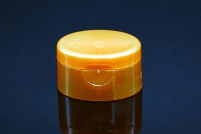 China yellow smooth screw cosmetic cap for Eco Friendly Cosmetic Packaging for sale