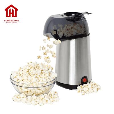 China Hot sales high quality 1200w cyclone hot class design beautiful home use hot air popcorn maker for sale