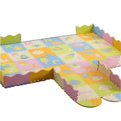 China Eco-friendly Educational EVA EVA Puzzle Floor Baby Play Mat For Crawling for sale