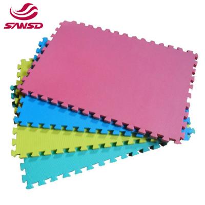 China EVA Interlocking Judo Mats Flooring Mats Wrestling Cover Tatami EVA Judo Tatami Foam Tiles for sale