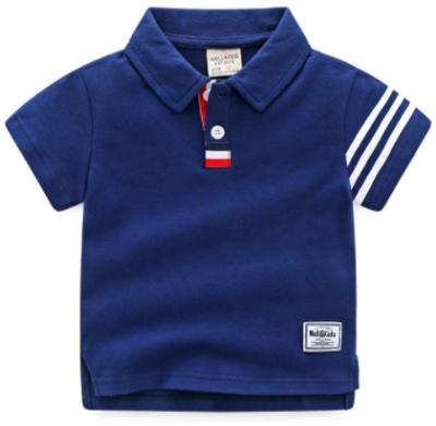 China New Summer T-shirt Children's T-shirt Anti-shrink Short Sleeve Children's Clothing Sports Short Sleeve Boy's Casual Short Polo T-shirt for sale