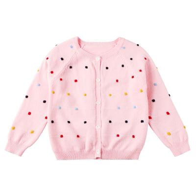 China 2022 New Sweater Girls Boys Polka Dot Sweater Fashionable Comfortable Warm Knitted Anti-Shrink Hot Sale Wholesale for sale