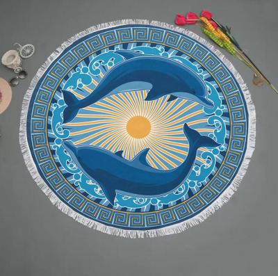 China Wholesale Bulk Mandala Pareo Round Beach Towel From Amazon New Summer QUICK DRY for sale