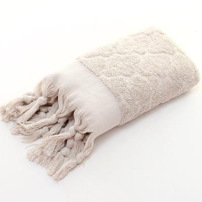 China Wholesale QUICK DRY Dobby Wholesale Jacquard White 100% Turkish Cotton Towel for sale