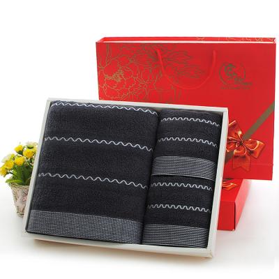 China High Quality QUICK DRY No Fading Color Bath Towel Set In Box Washcloth Towel Set for sale