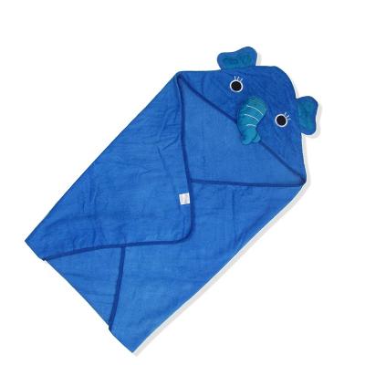 China Hot Sale QUICK DRY Kids Animals Design Hooded Towel Cartoon Infant Bath Wrap for sale