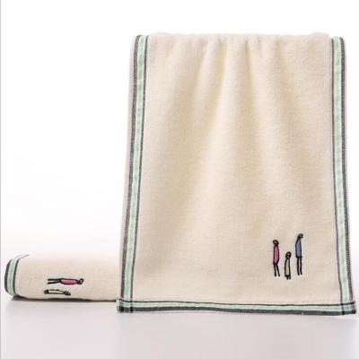 China Cotton Sports Towel QUICK DRY Simple Hand Towel With Embroidery Logo for sale